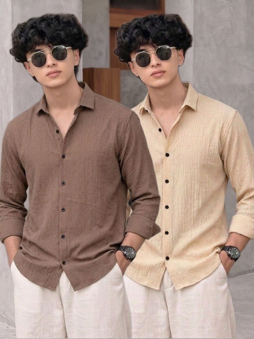 R.Code by The Roadster Life Co. Men Pack Of 2 Original Casual Shirt-picture-16