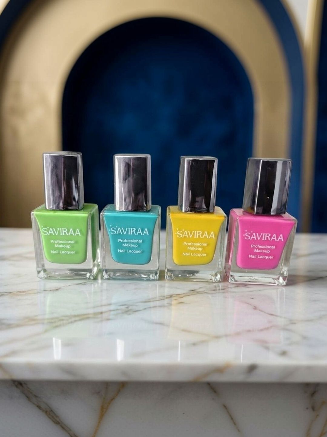 SAVIRAA Set Of 4 Nail Lacquer - 10 ml Each-picture-32