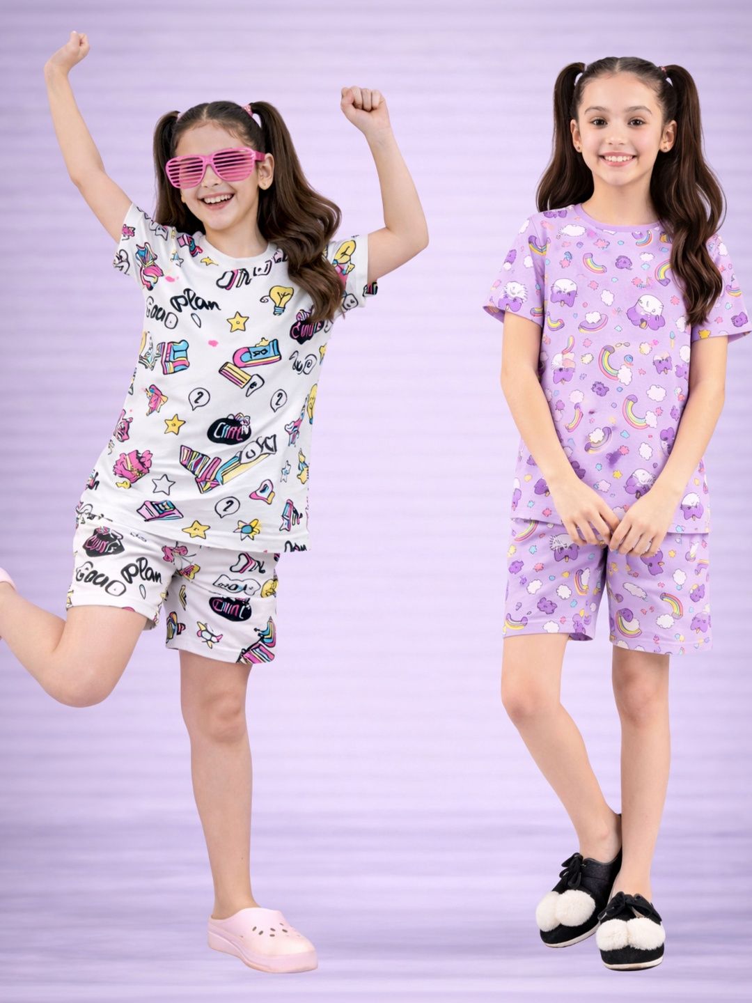 LITBABY Girls Printed Nightdress-picture-34