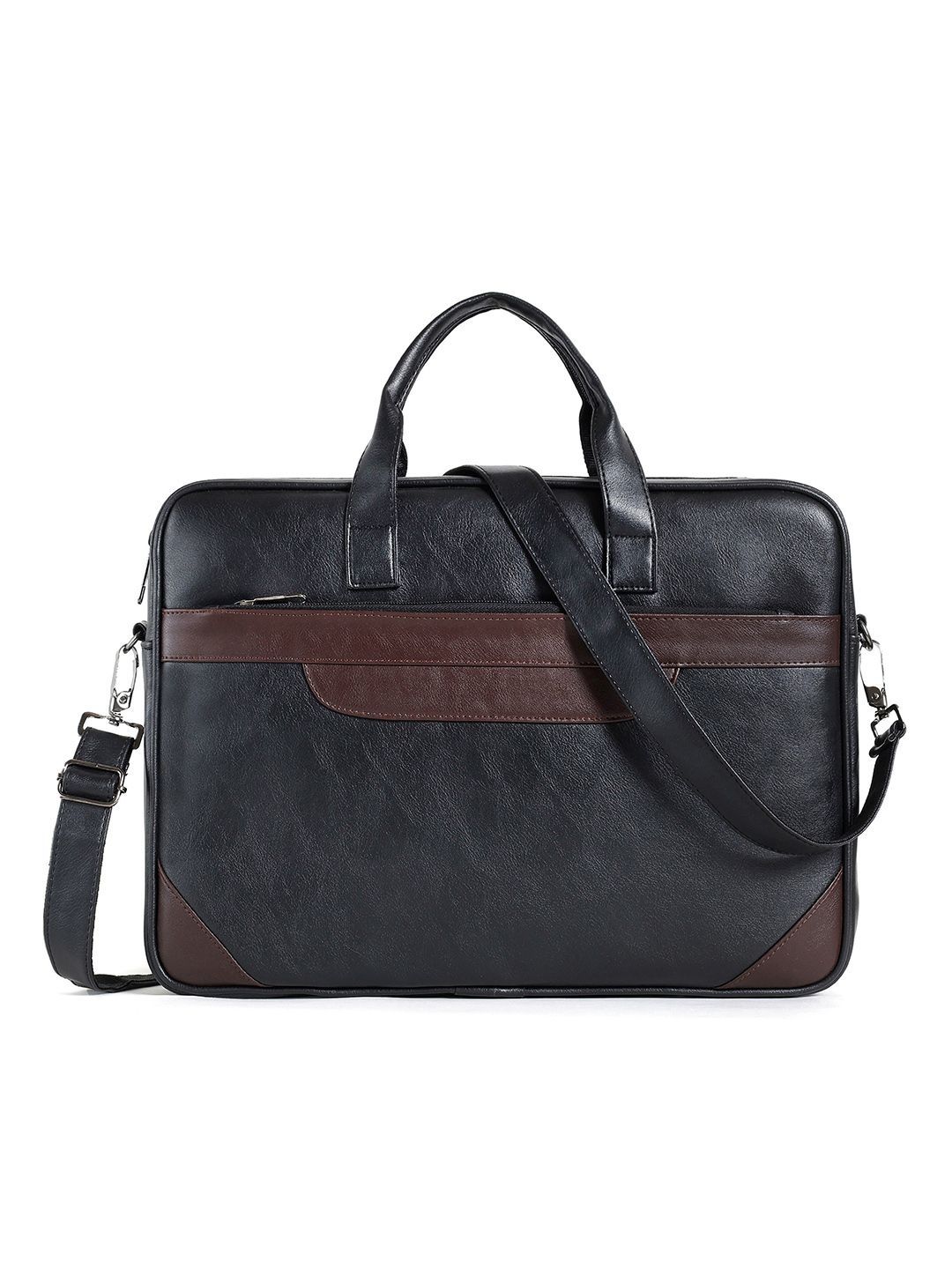 bagneeds Colourblocked PU Structured Handheld Bag-picture-16