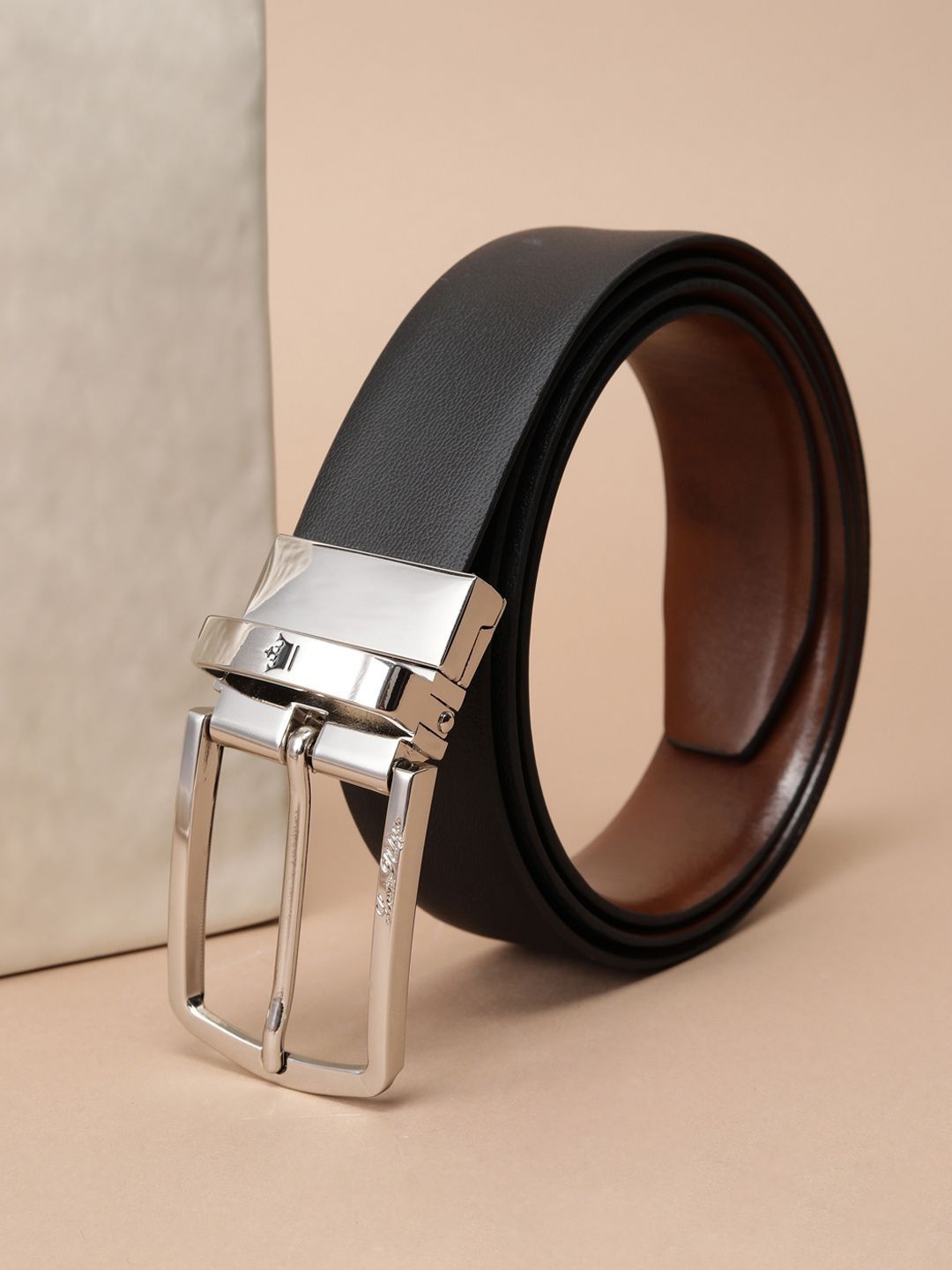 Louis Philippe Men Leather Belt-picture-17