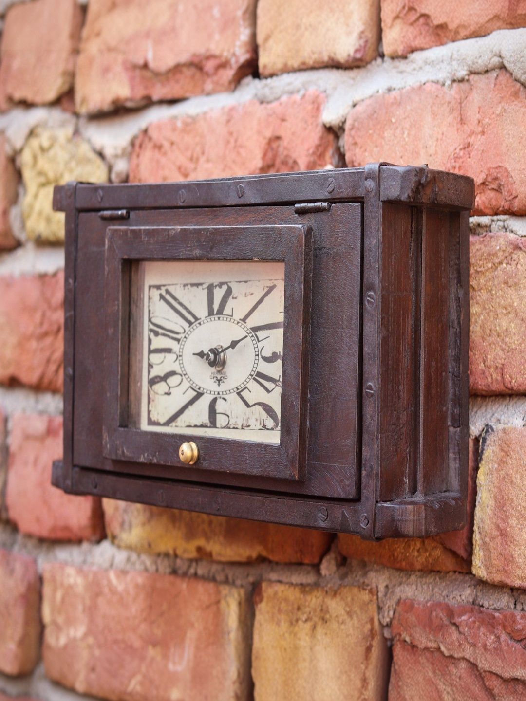 dekulture Brown & Brown Wall Clock-image-42