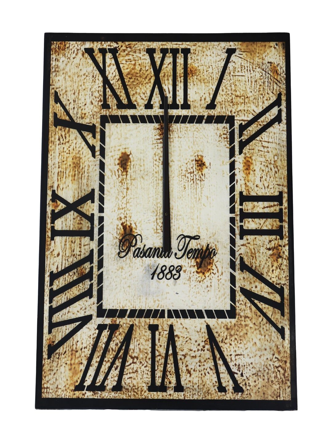 dekulture Brown & Brown Textured Wall Clock-picture-51