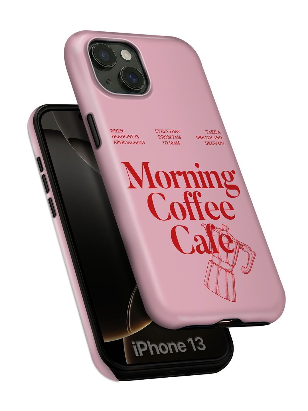 QRIOH Typography Printed iPhone 13 Back Case Mobile Accessories-picture-18