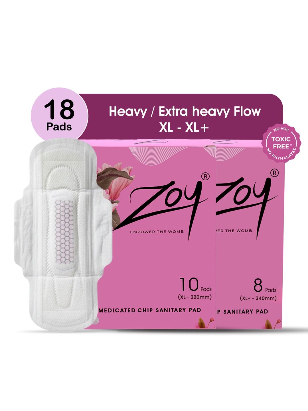 ZOY Set Of 2 Anti Bacterial Super Soft Graphene Sanitary Pads - XL-XL+-image-36