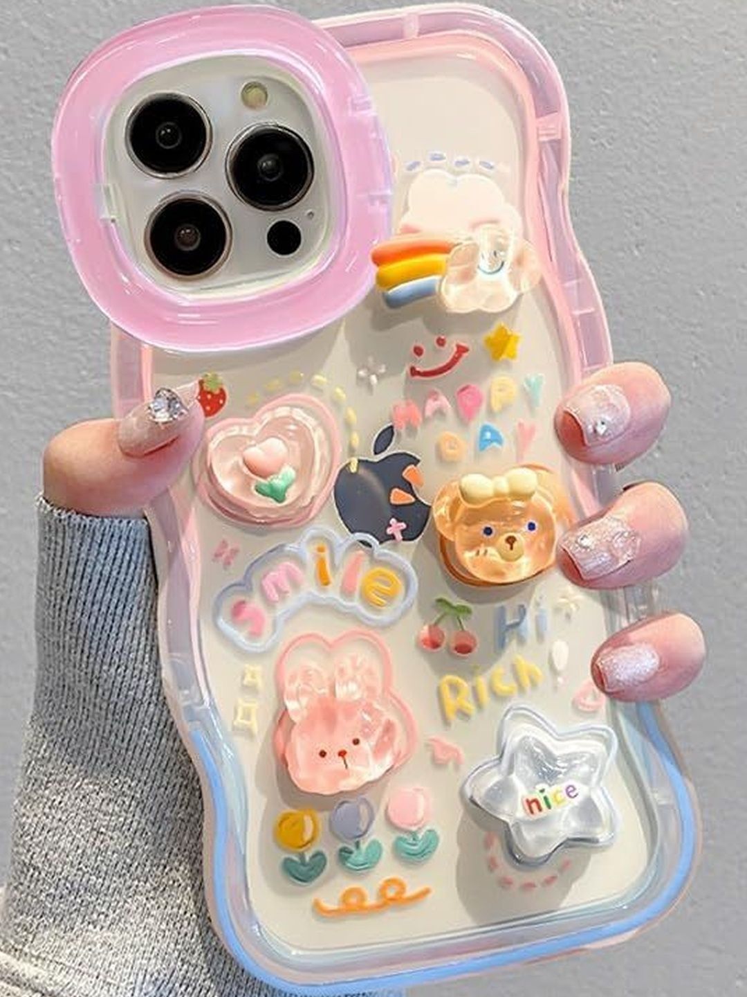 COVERLY Cartoon Characters Printed iPhone 14 Plus Back Case Mobile Accessories-image-5