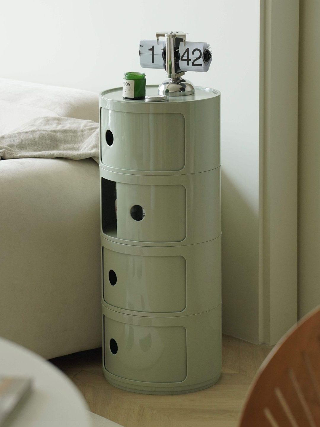 THE ARTMENT Green 4 Tier Totem Tower Storage Cabinet-picture-18