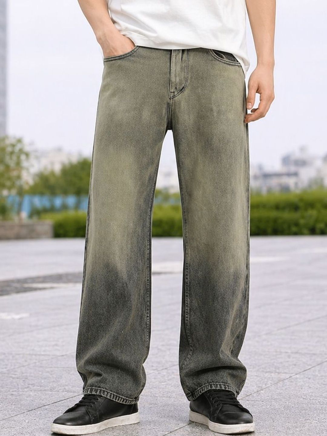 COY Men Comfort Mid-Rise Heavy Fade Stretchable Jeans-picture-26