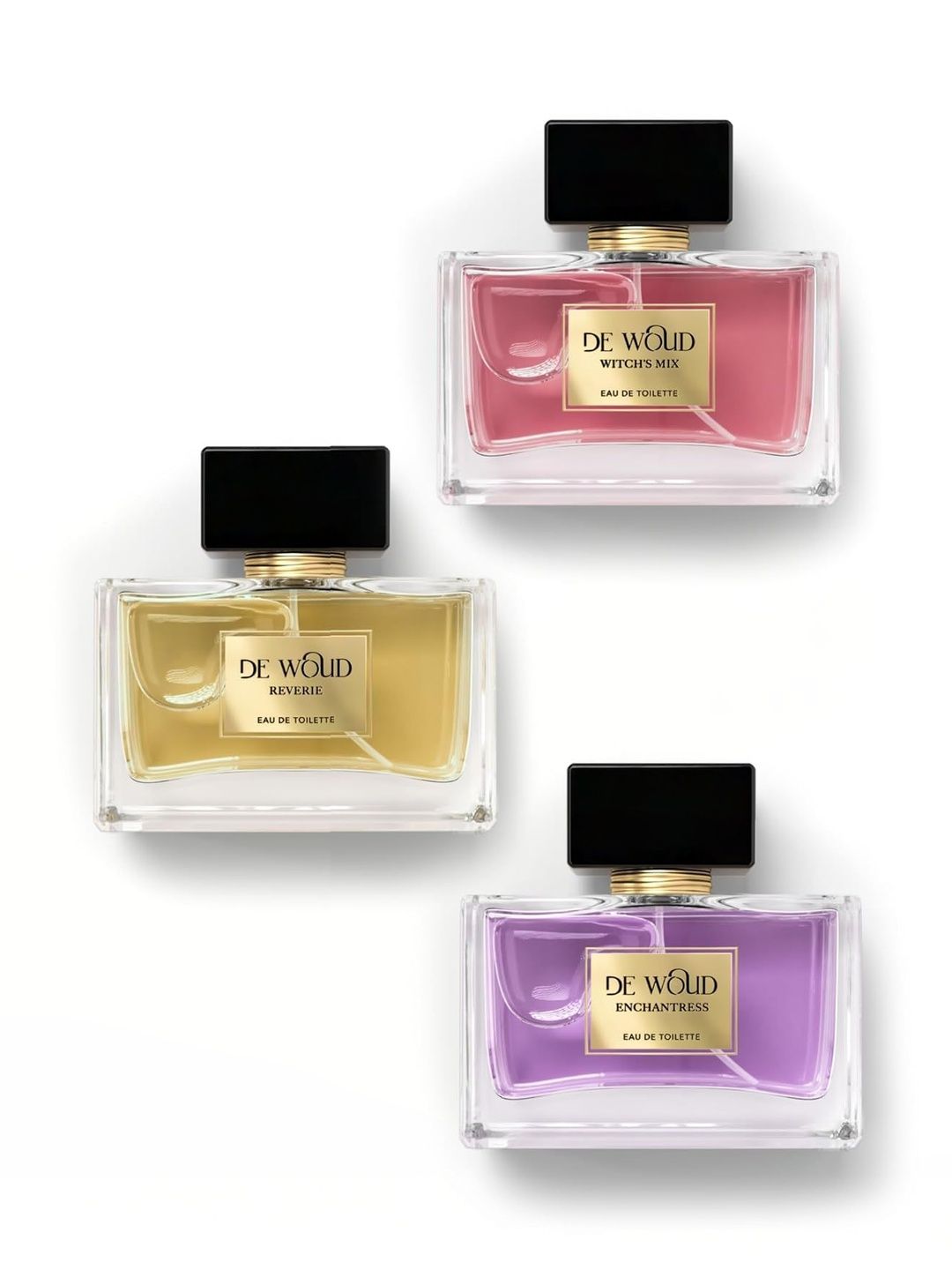 DE WOUD Set Of 3 Enchantress, Witch's Mix & Reverie Long Lasting Eau De Toilette 60ml Each-image-24