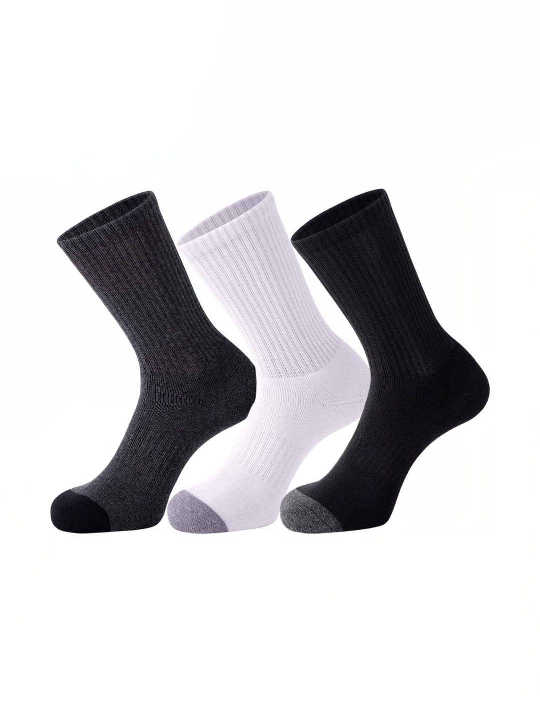 REDCARP Women Pack of 3 Cotton Calf Length Socks-picture-57