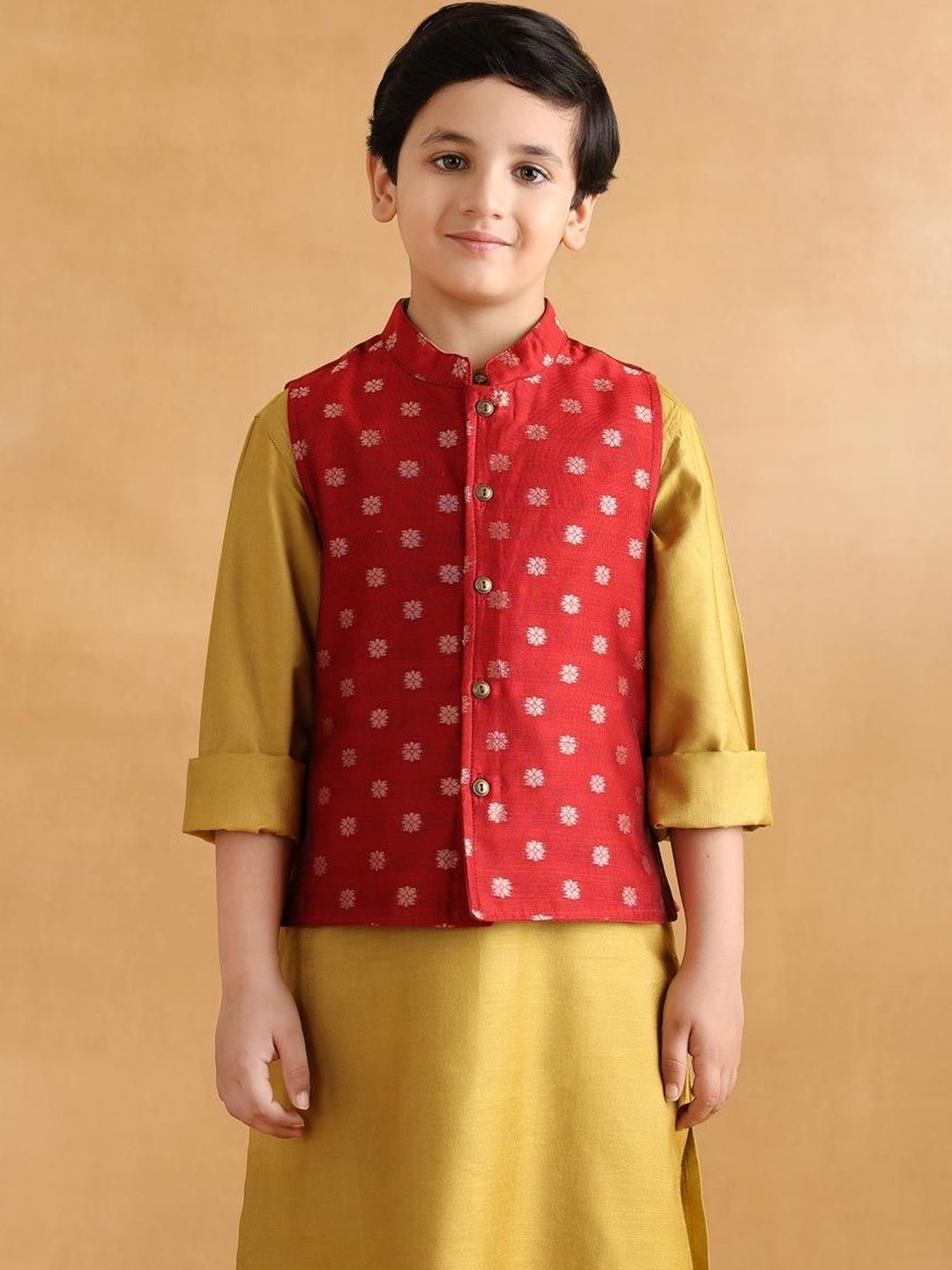 Fabindia Woven Design Woven Nehru Jackets-picture-21