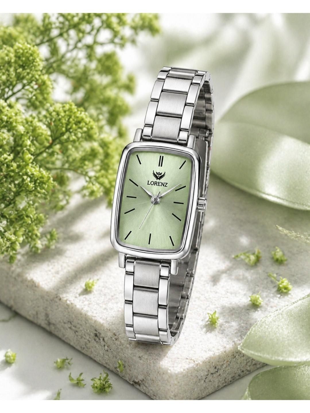 LORENZ Women Brass Dial & Stainless Steel Bracelet Style Straps Analogue Watch AS-141A-image-25