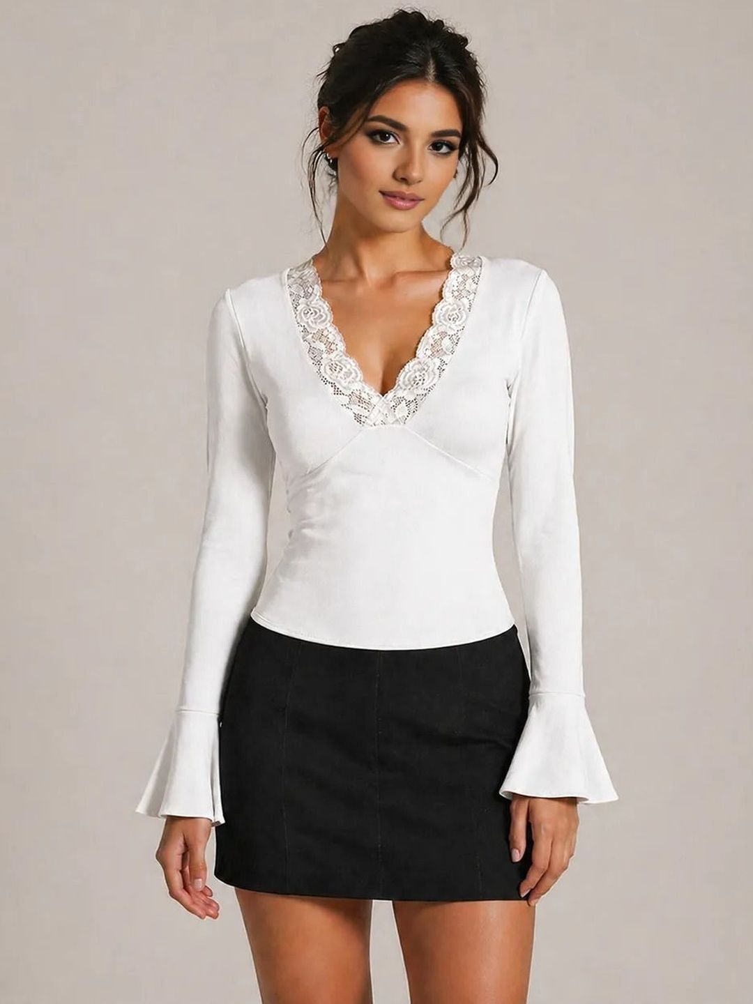 Moda Rapido Bell Sleeve Top-picture-36
