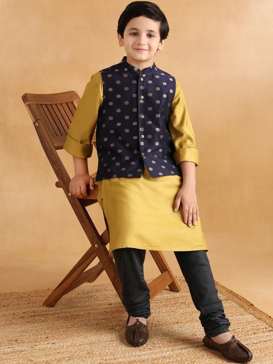Fabindia Woven Design Woven Nehru Jackets-picture-24
