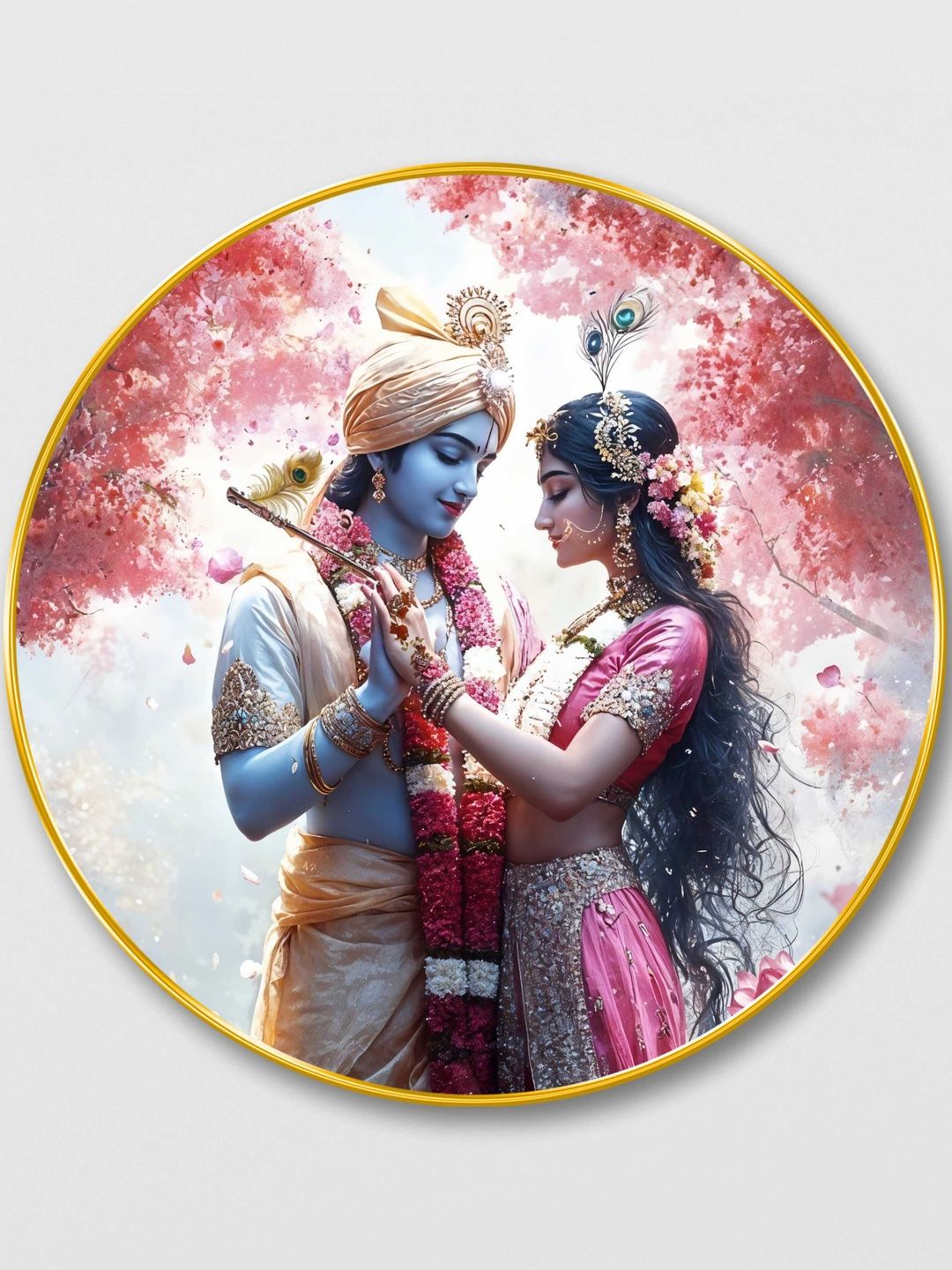 Myntra Elegant Homes Multicoloured MDF Religious Wall Paintings-image-47