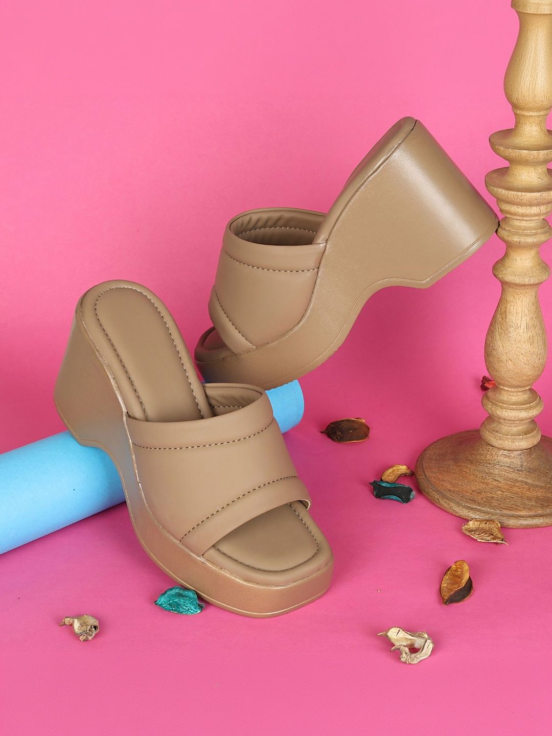 CORSICA PU Wedge Mules-image-14