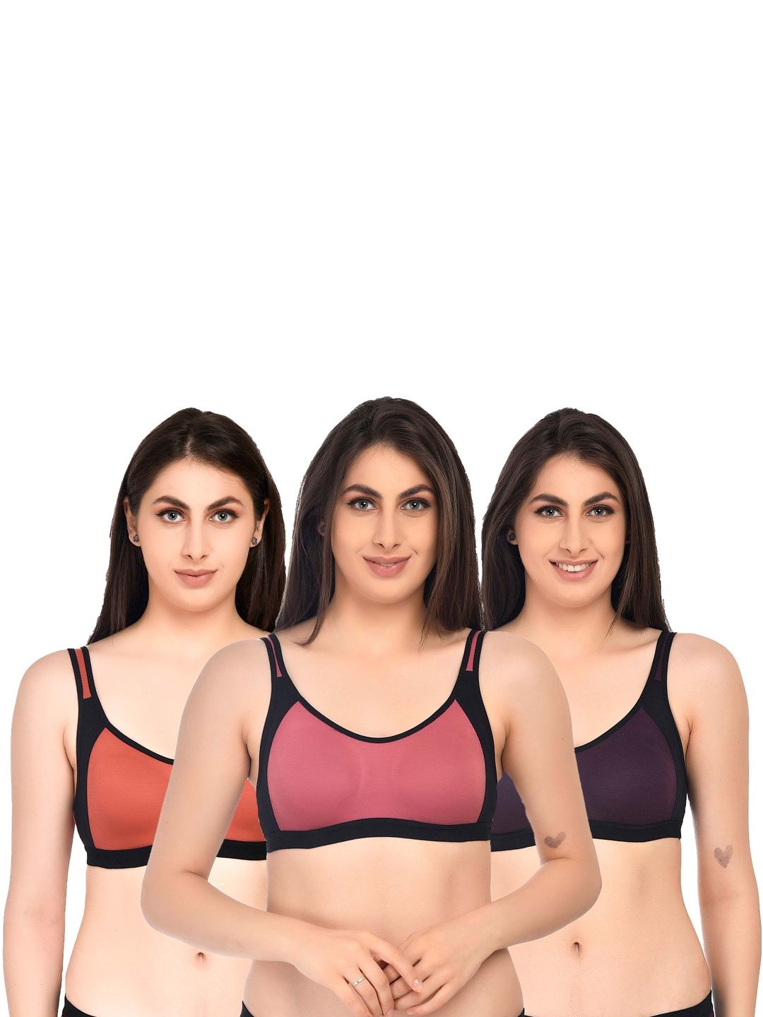 Kinza soft. Colourblocked Bra Full Coverage-picture-40