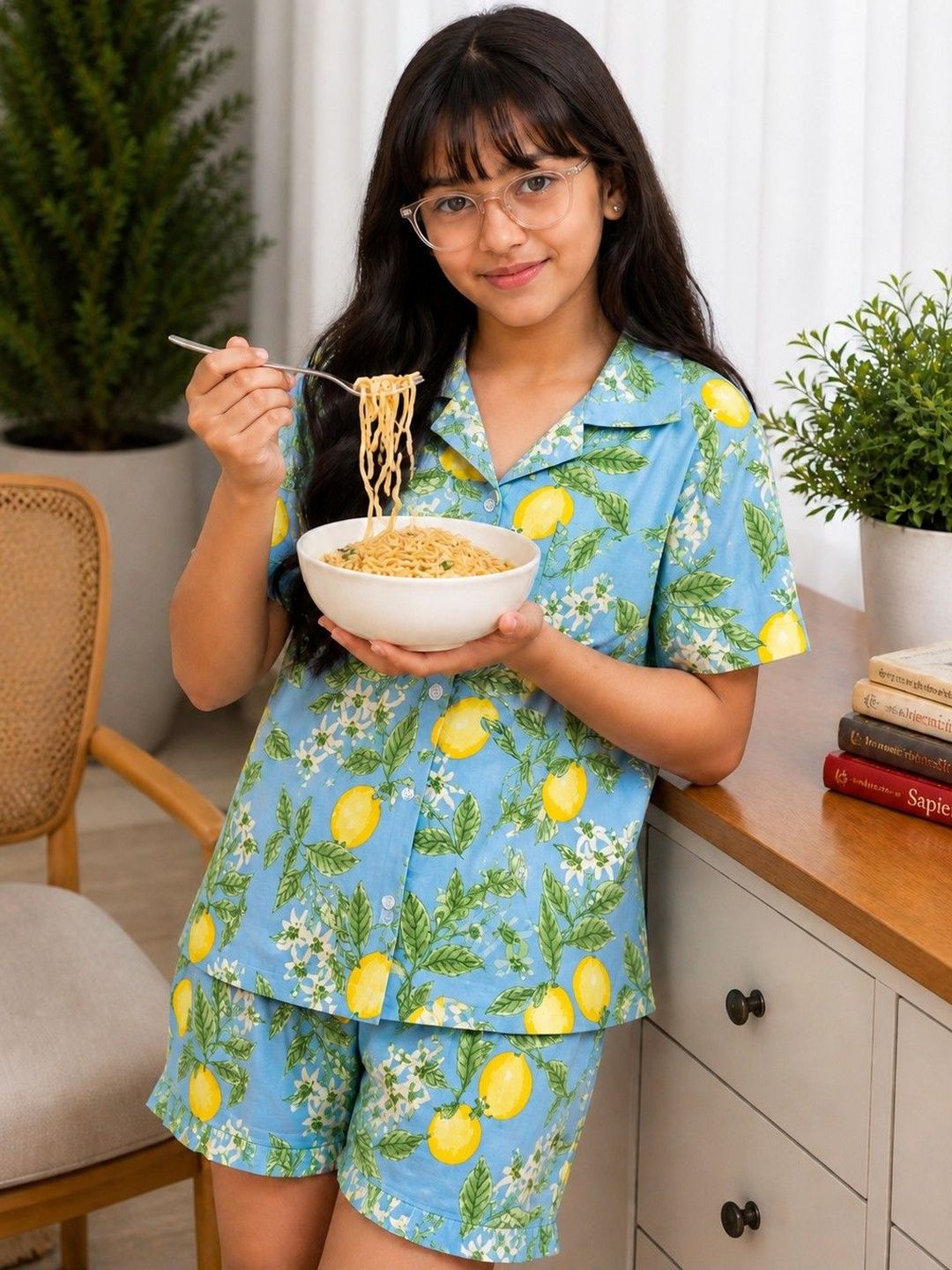 Ninos Dreams Girls Printed Night suit-picture-51