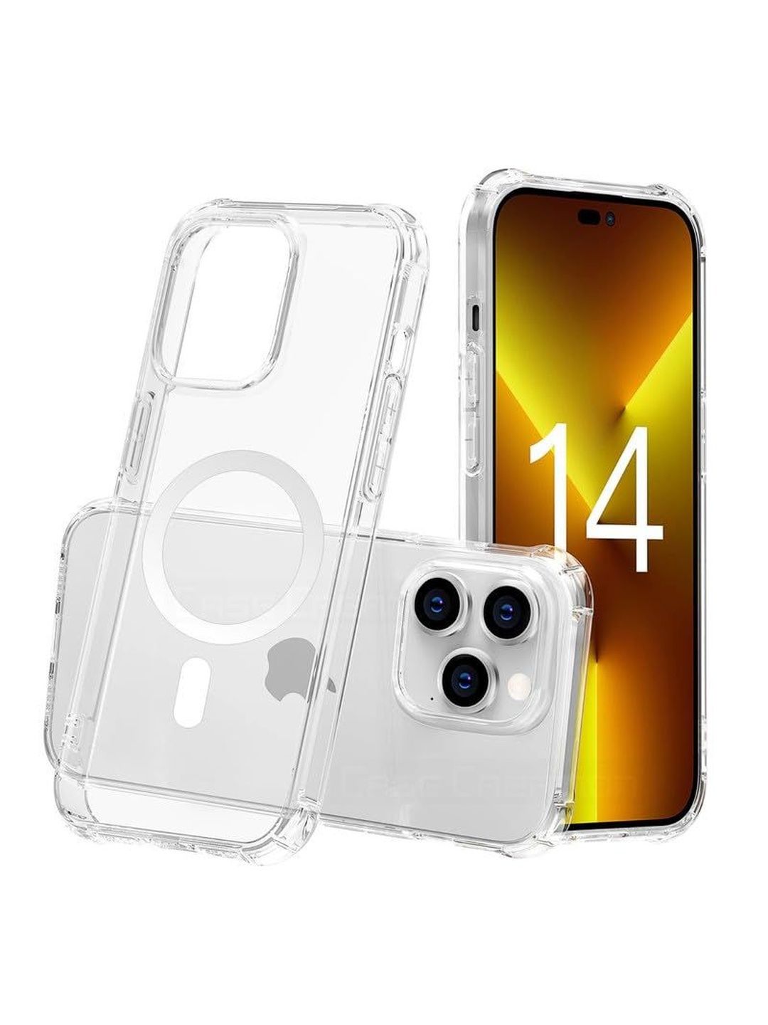 COVERLY Solid Printed iPhone 14 Back Case Mobile Accessories-picture-18