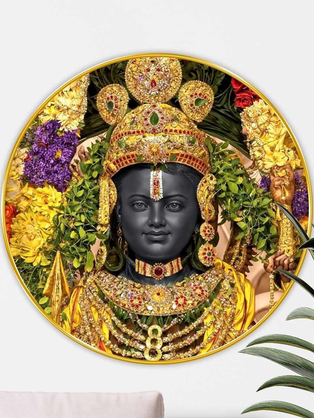 Myntra Elegant Homes Multicoloured MDF Religious Wall Paintings-image-25