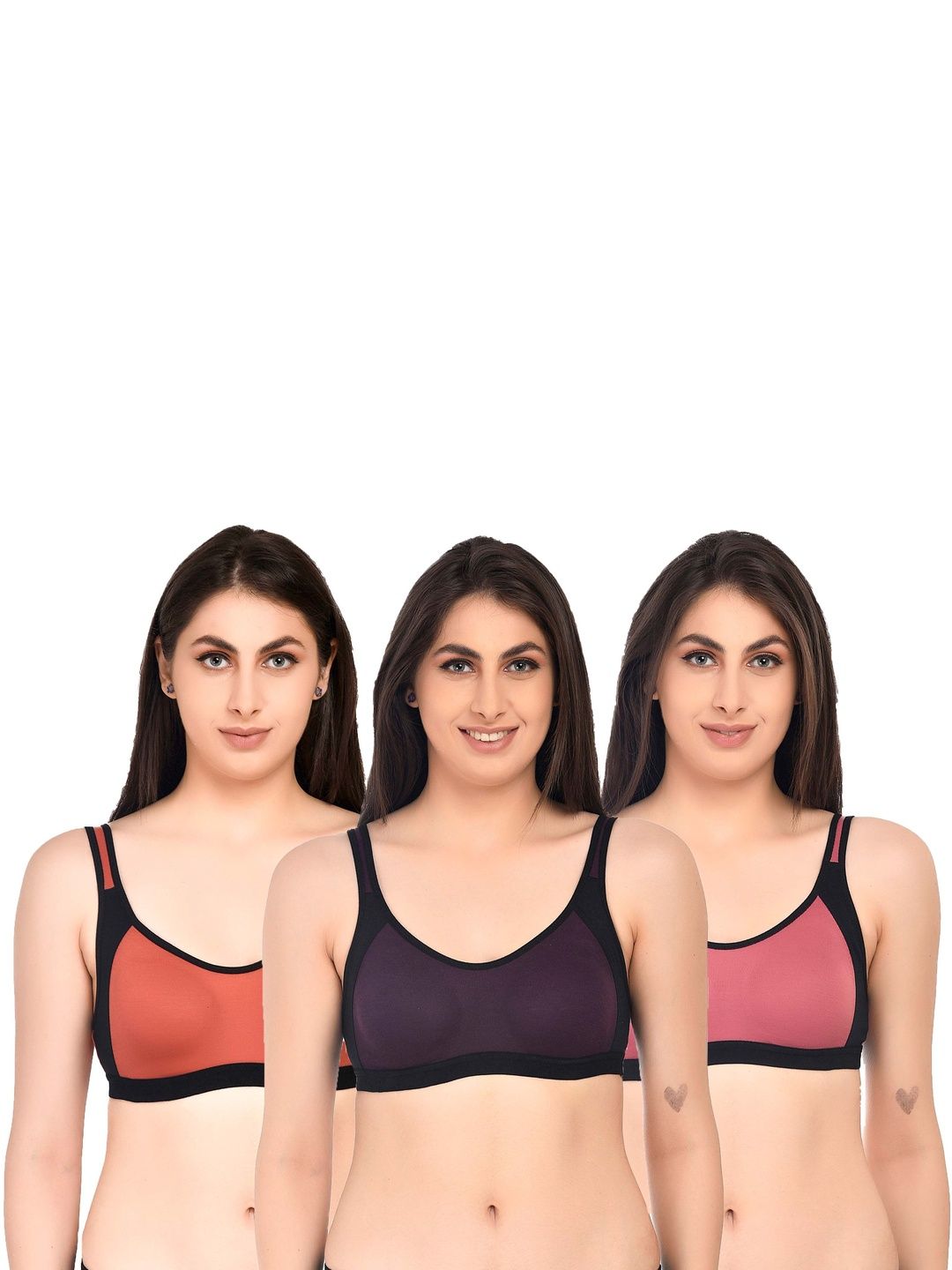 Kinza soft. Colourblocked Bra Full Coverage-picture-23