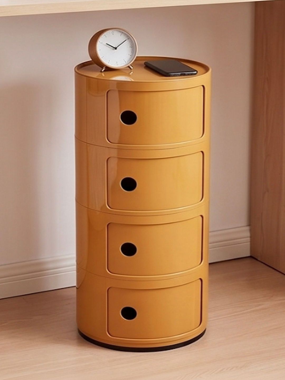 THE ARTMENT Yellow 4 Tier Totem Tower Storage Cabinet-picture-20
