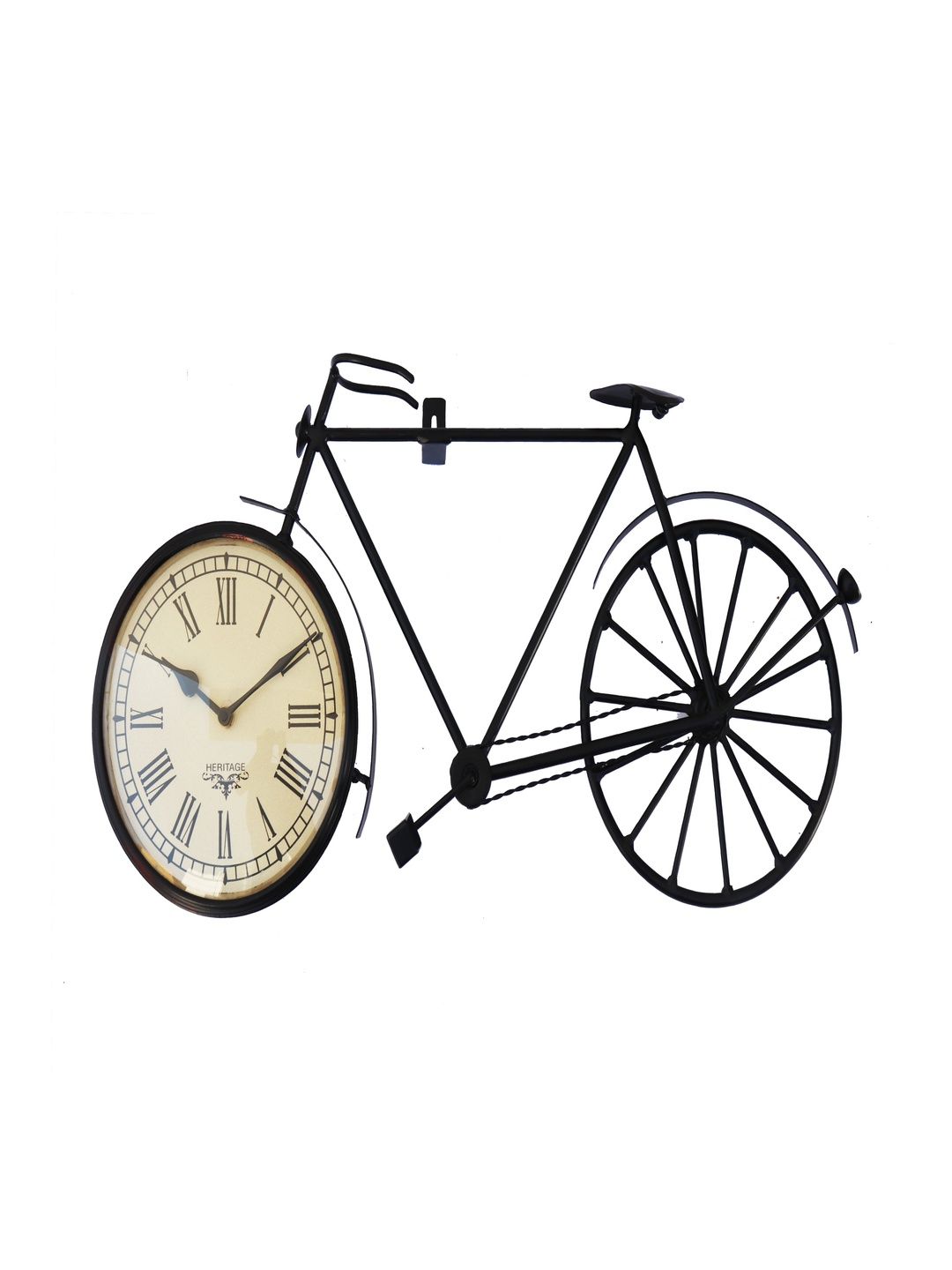 dekulture Brown & Black Quirky Vintage Wall Clock-image-9