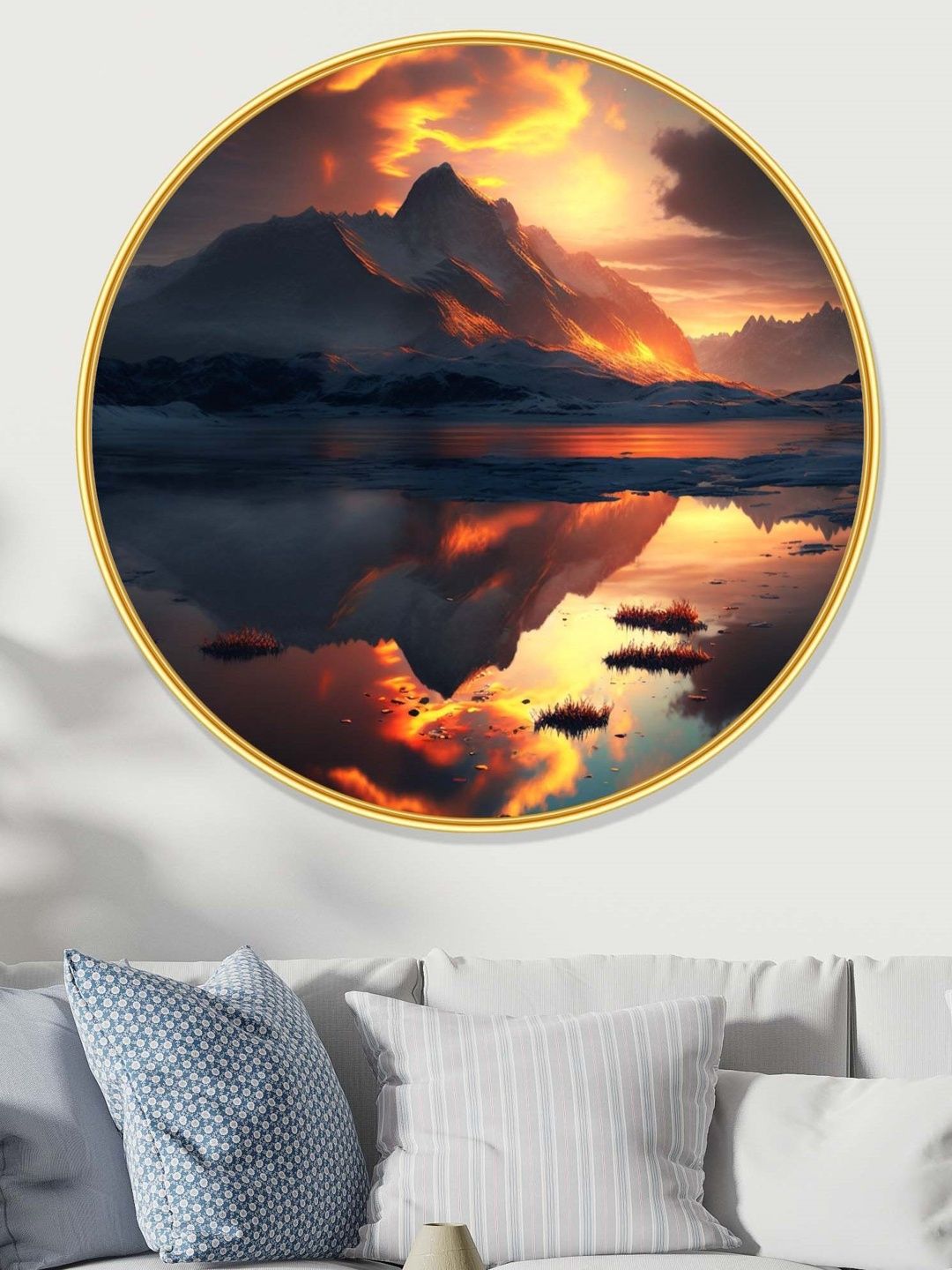 Myntra Elegant Homes Abstract Printed MDF Other Wall Paintings-image-37