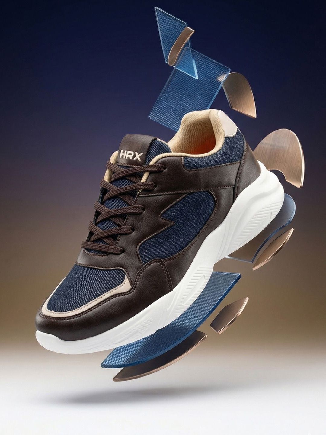 HRX by Hrithik Roshan Men Colourblocked Sneakers-picture-33