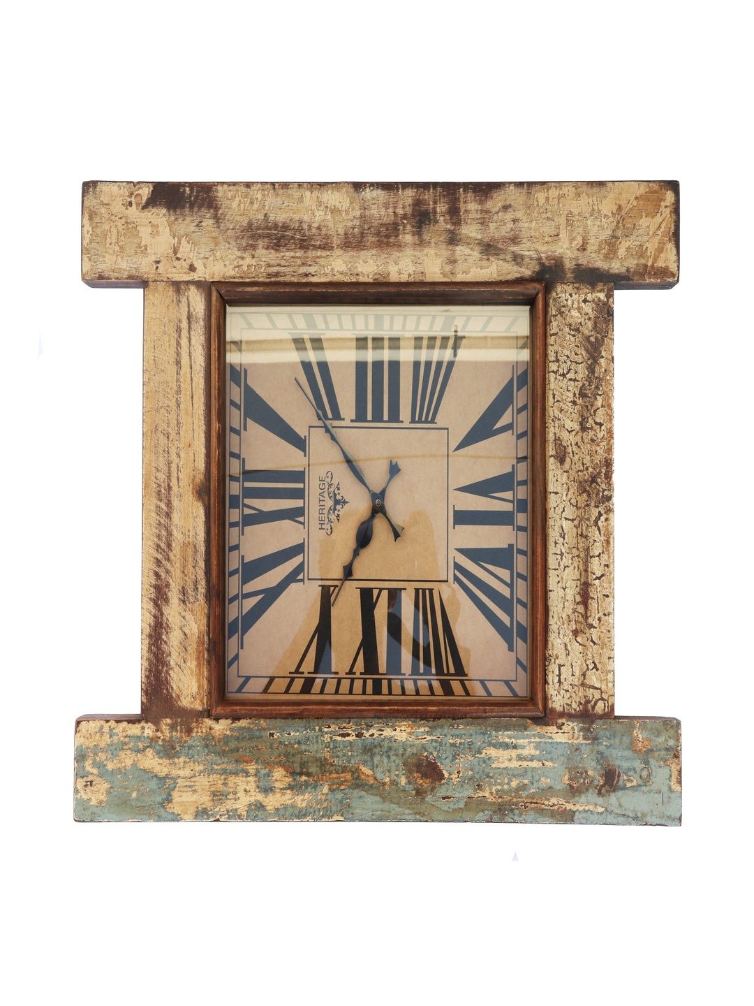 dekulture Brown & Brown Textured Wall Clock-picture-54