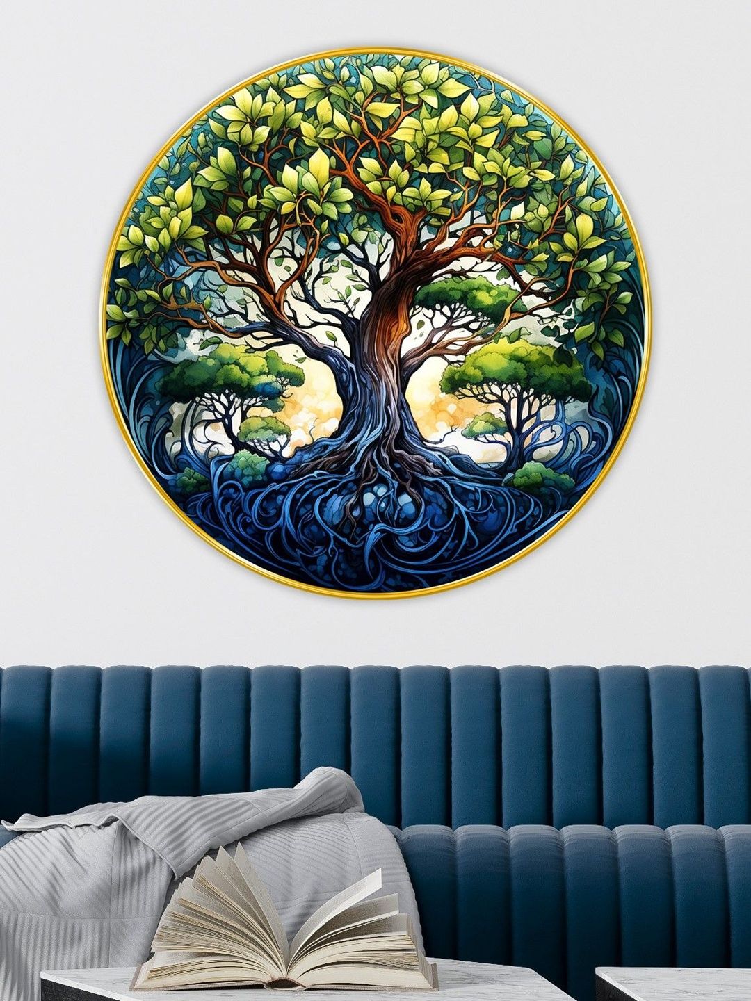 Myntra Elegant Homes Multicoloured MDF Other Wall Paintings-picture-38