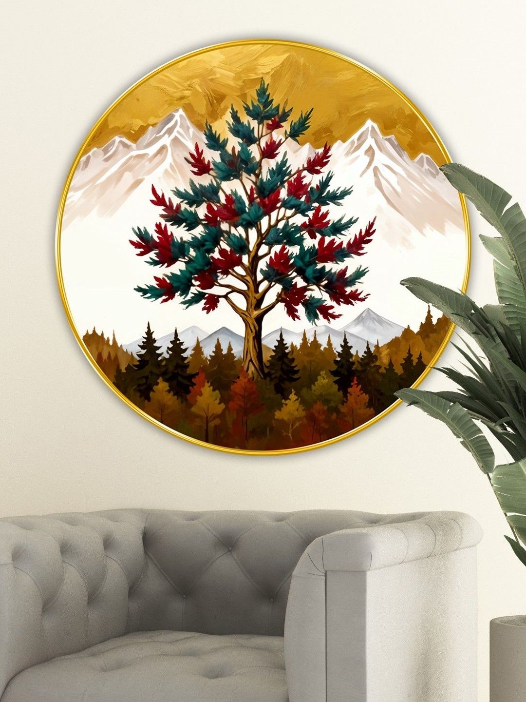 Myntra Elegant Homes Multicoloured MDF Other Wall Paintings-picture-39