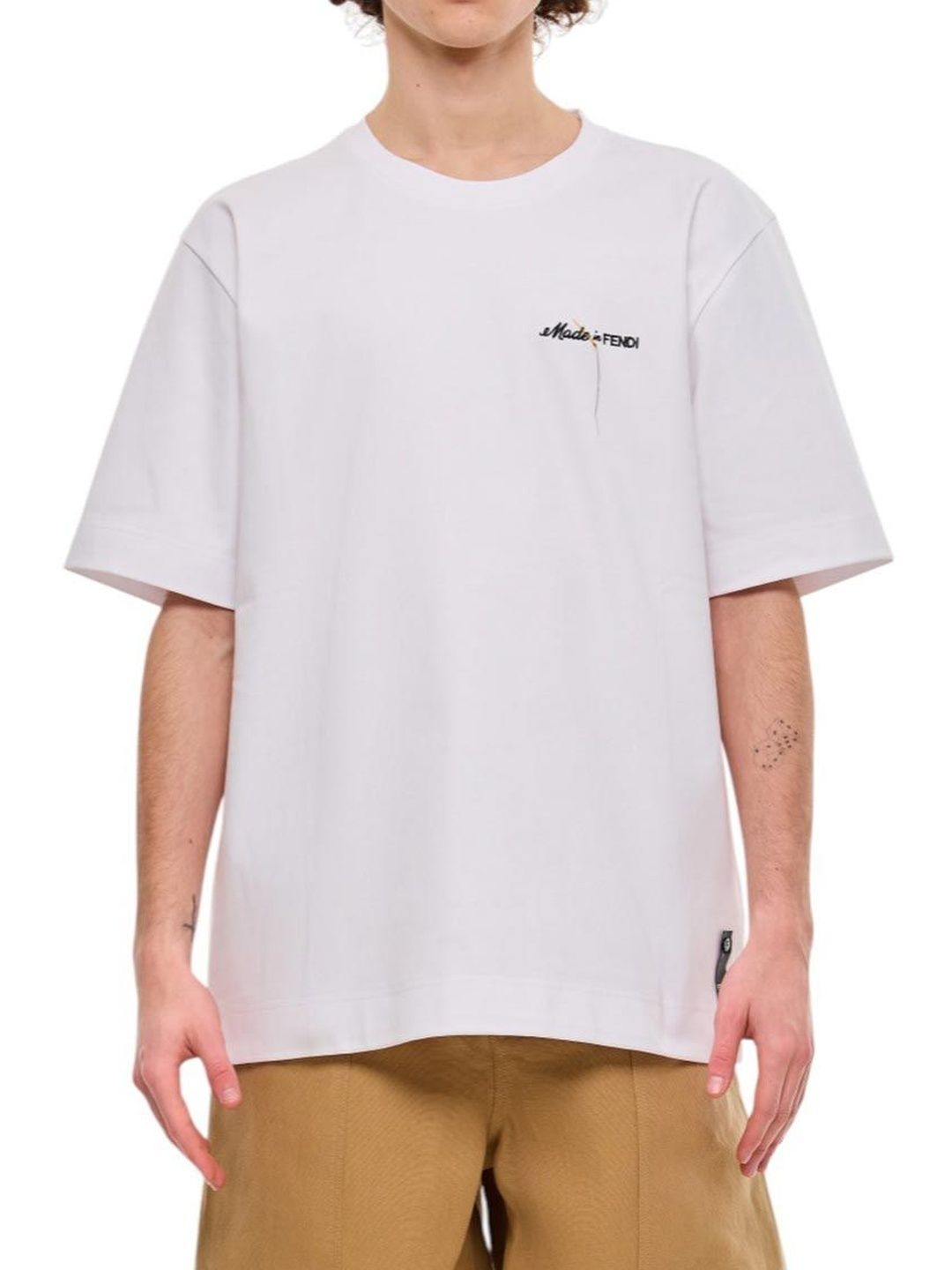 White Logo Detail T-Shirt-image-26
