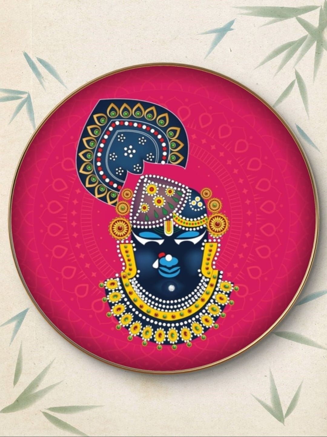 Myntra Elegant Homes Pink MDF Religious Wall Paintings-image-42