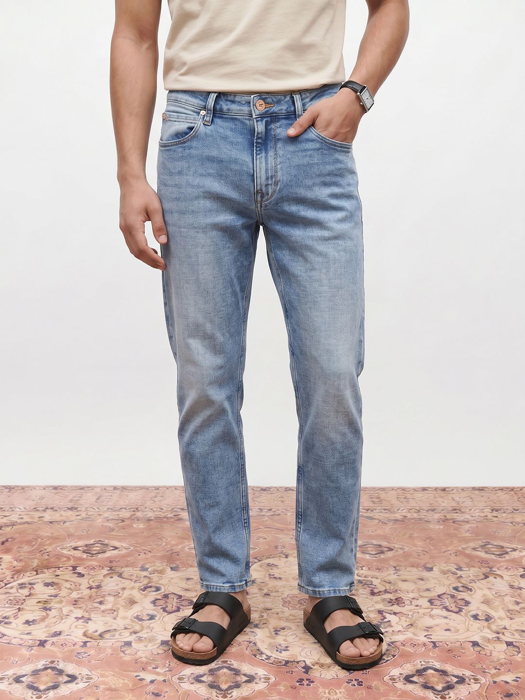 Mr Bowerbird Men Tapered Fit Heavy Fade Jeans-image-36