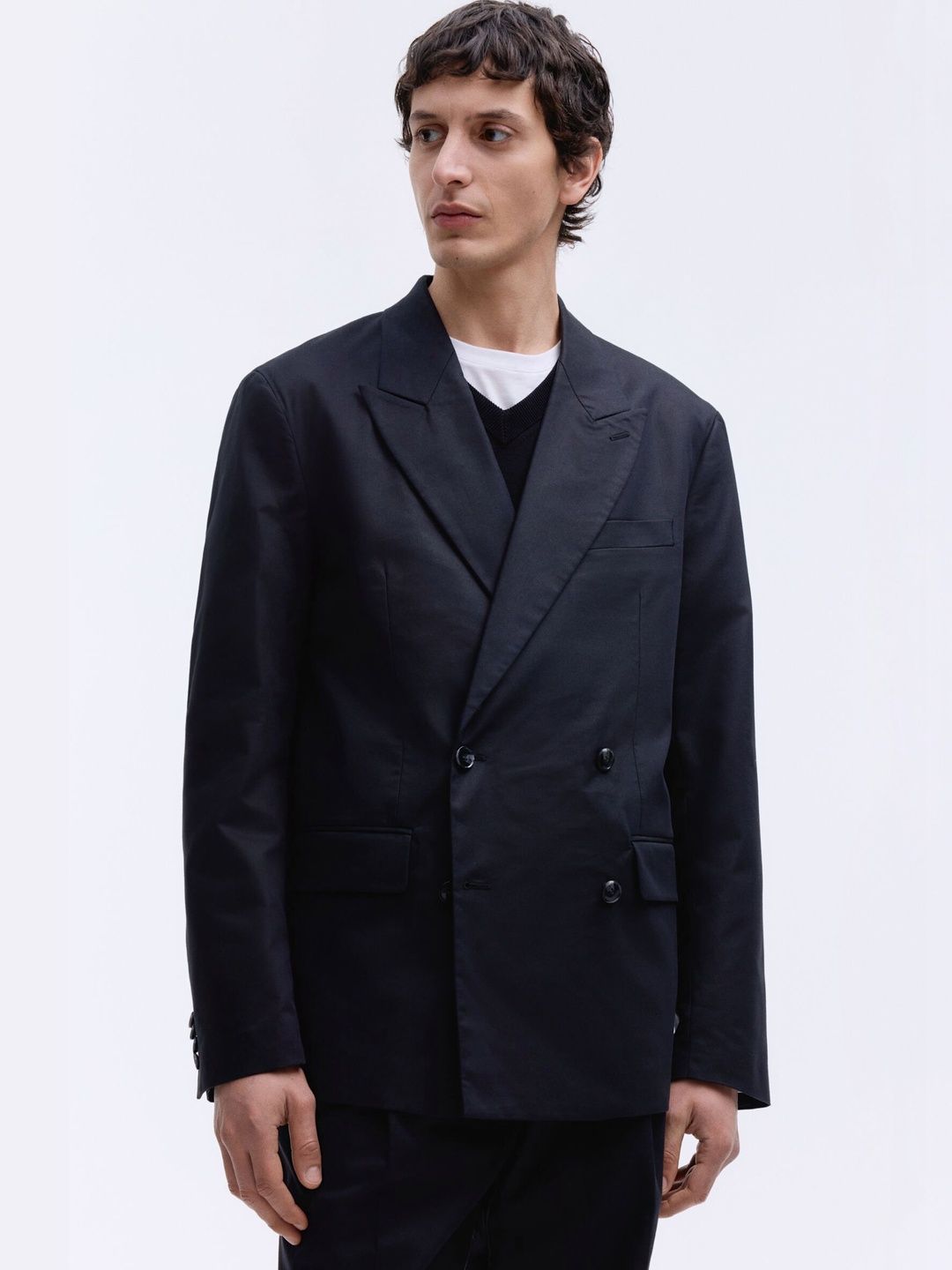 H&M Relaxed Fit Double-Breasted Jacket-picture-14