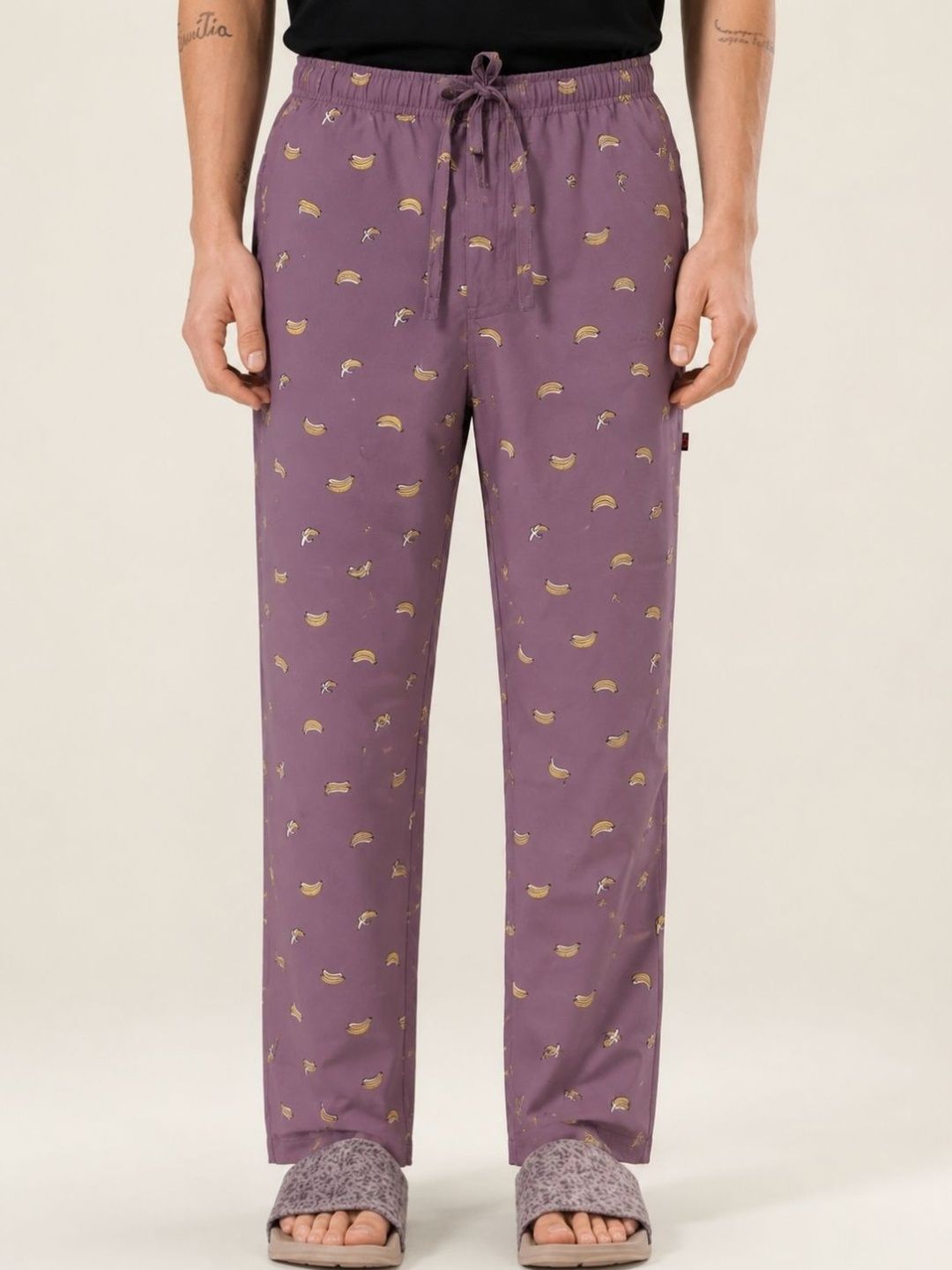 Boxy Crew Mens Printed Cotton Lounge Pants-picture-38