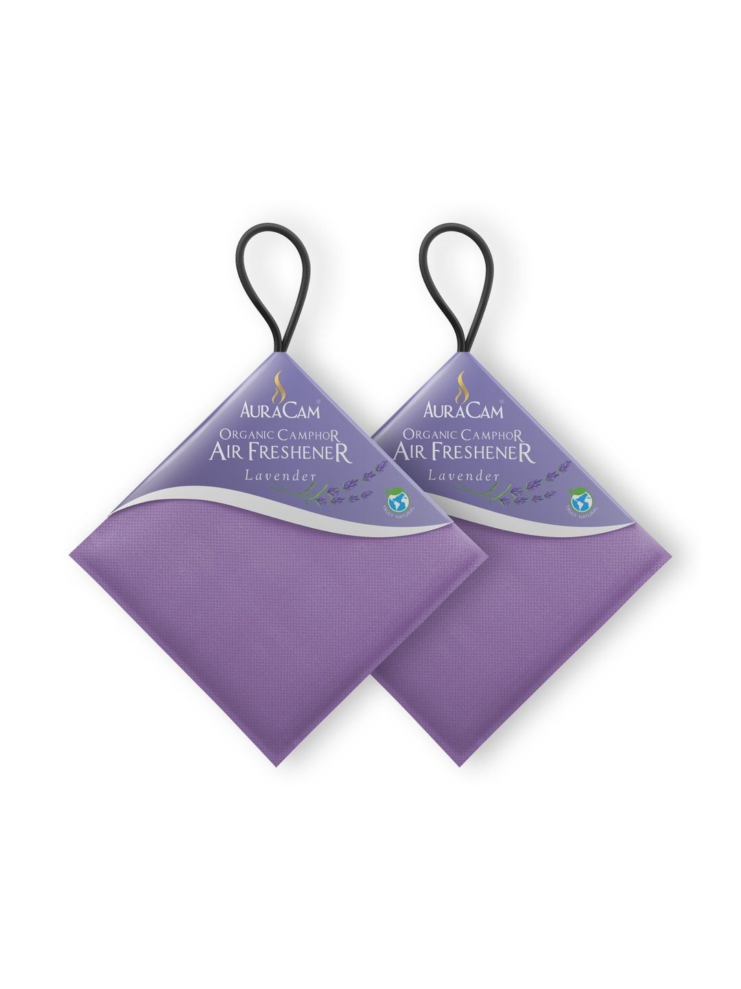 AuraCam Pack Of 2 Organic Camphor Car Air Freshener-picture-34