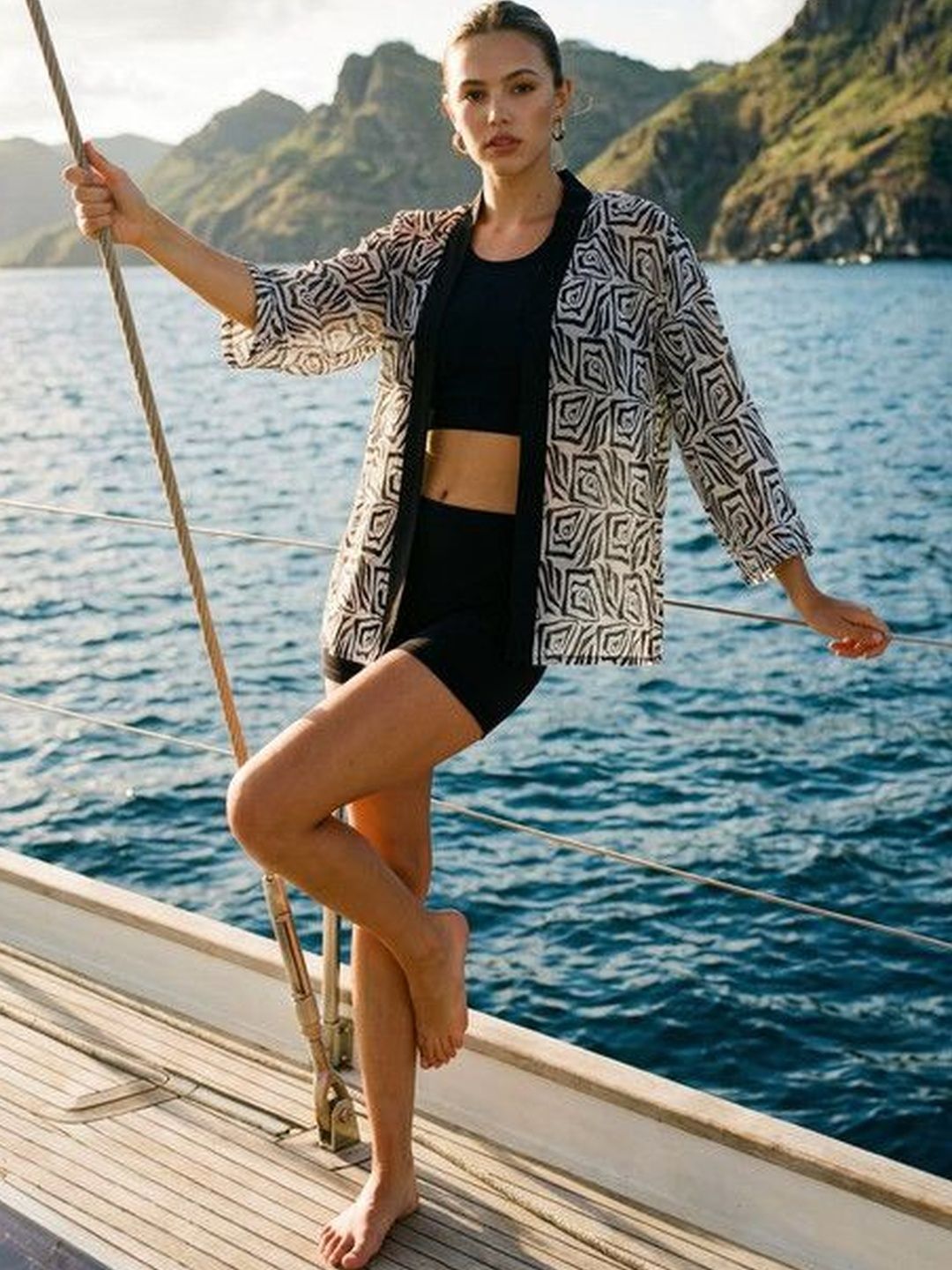 Keepfit Top & Short Swimset With Kimono Cover-Up-picture-12