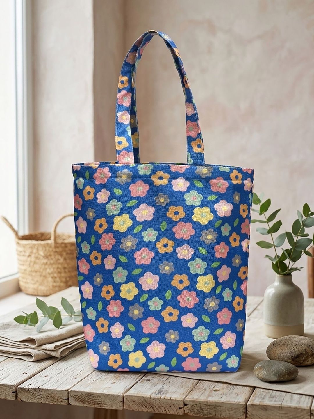 HERE&NOW Floral Printed Tote Bag-picture-41