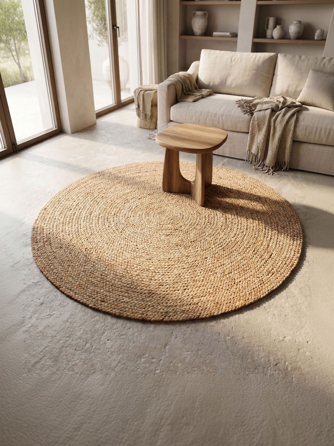 ASTERLANE Brown Solid Handmade Other Carpet-picture-54
