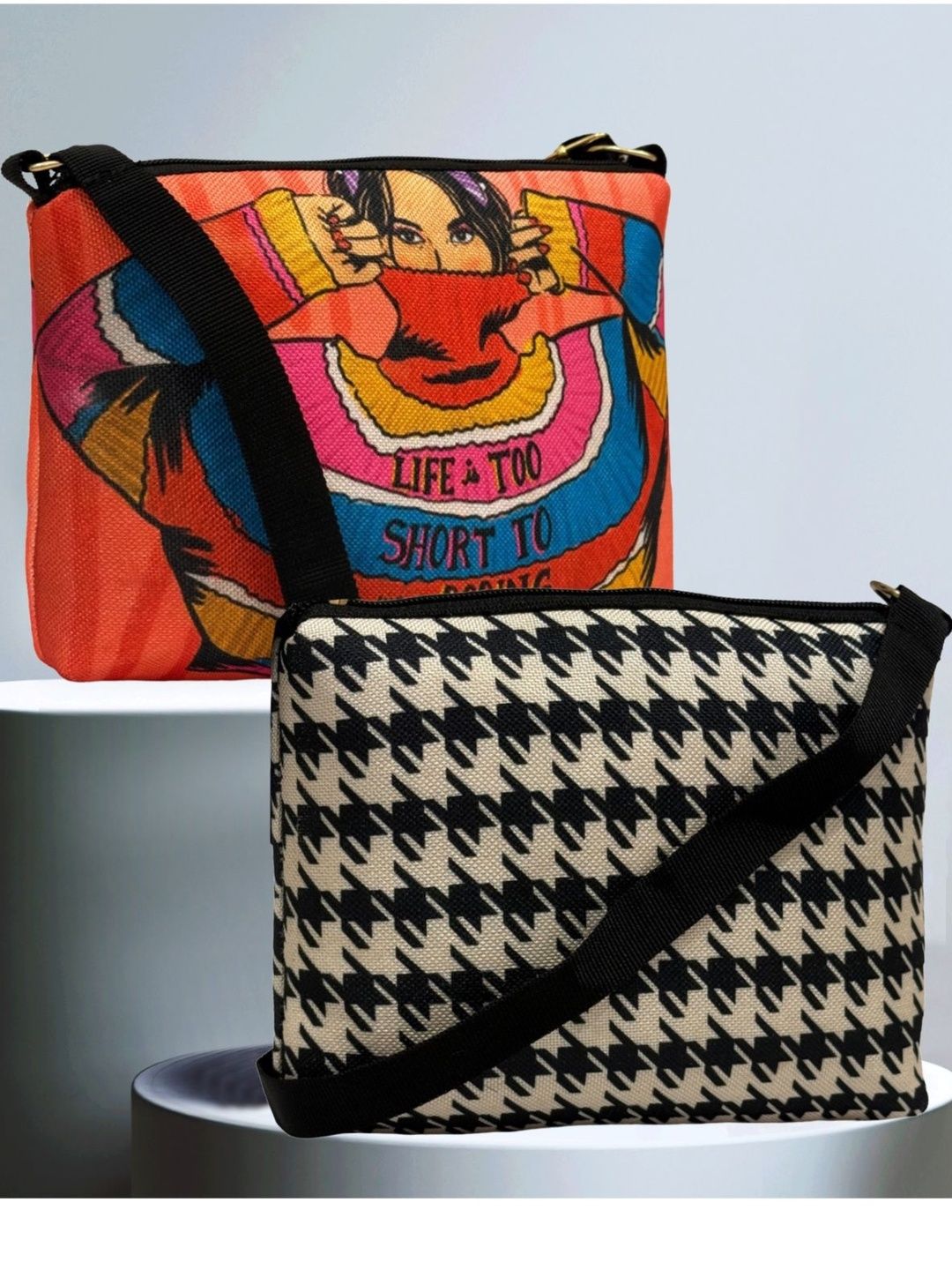 HERE&NOW Printed Sling Bag-picture-29