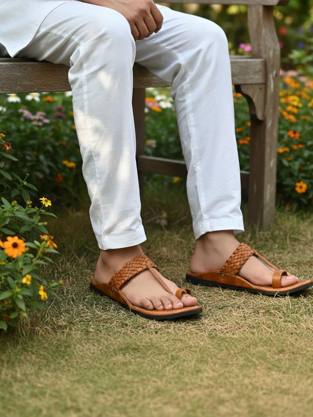 Anouk Men One Toe Flats-picture-13