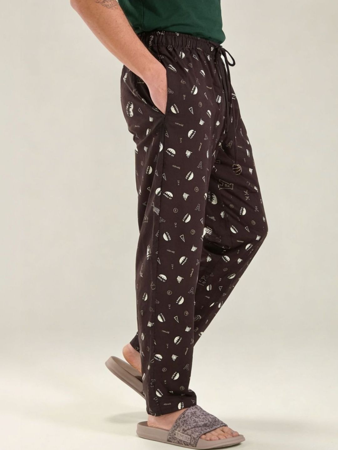 Boxy Crew Mens Printed Cotton Lounge Pants-picture-36
