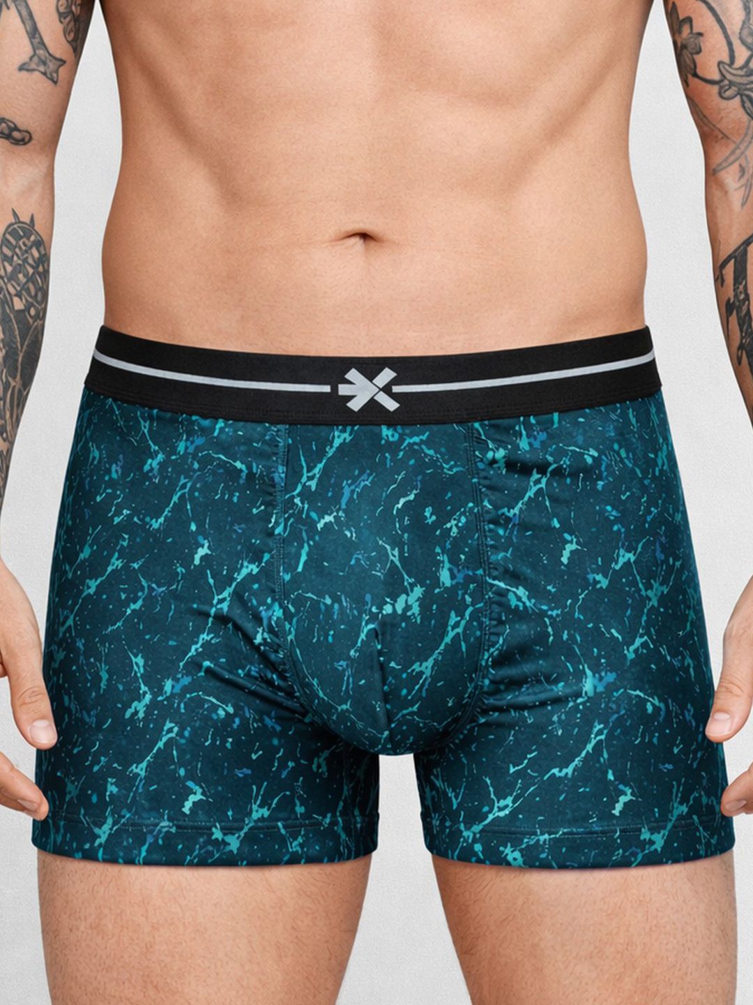 HRX by Hrithik Roshan Cotton Printed Trunks-image-23
