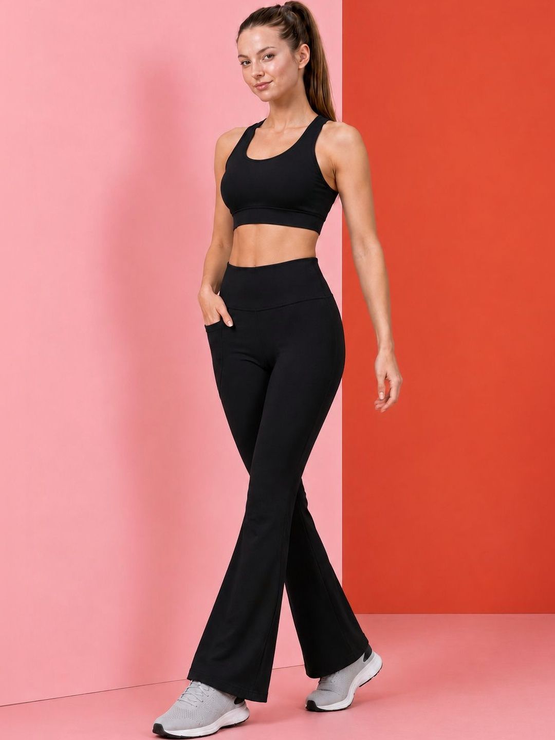 POOJARAN SAREE Women High-Rise Tracksuits-image-16