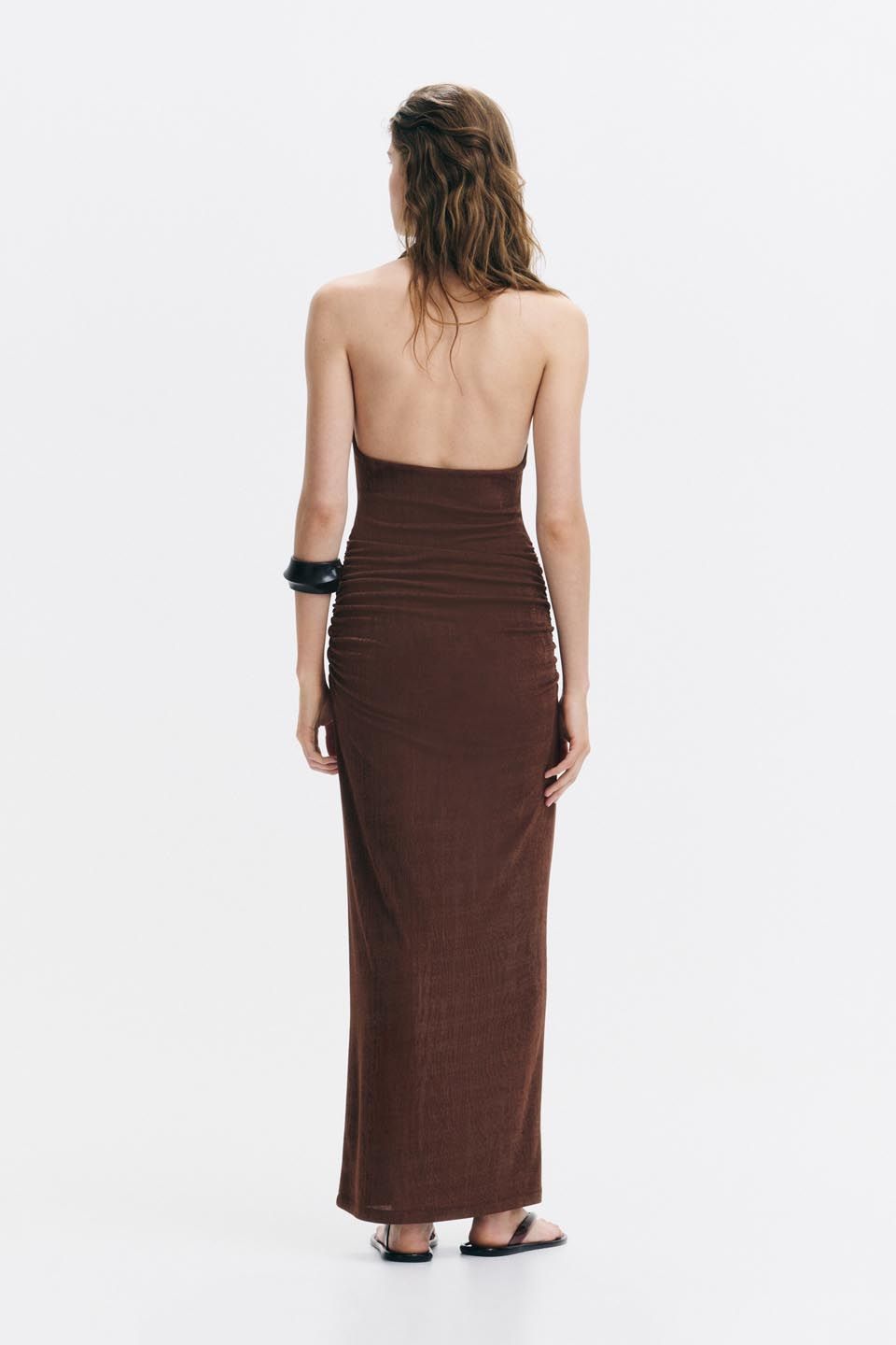 H&M Cowl-Neck Halterneck Dress view 1