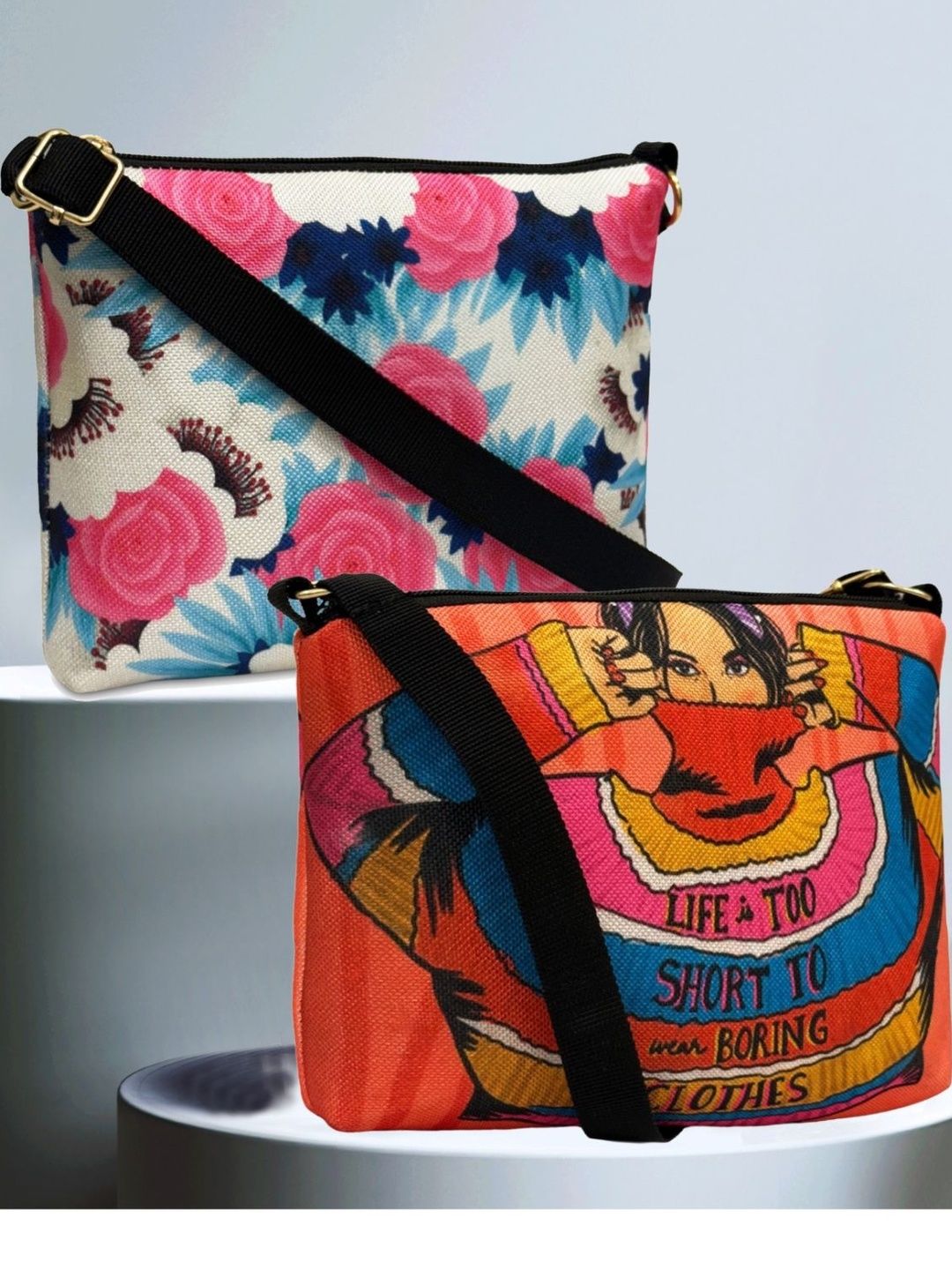 HERE&NOW Printed Sling Bag-picture-26