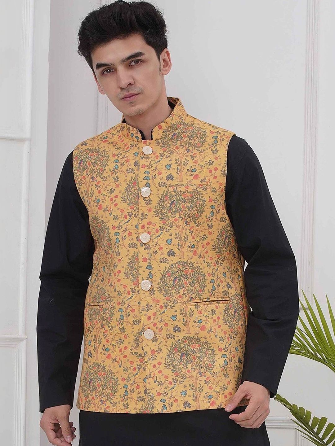 Moda Rapido Printed Nehru Jackets-picture-15
