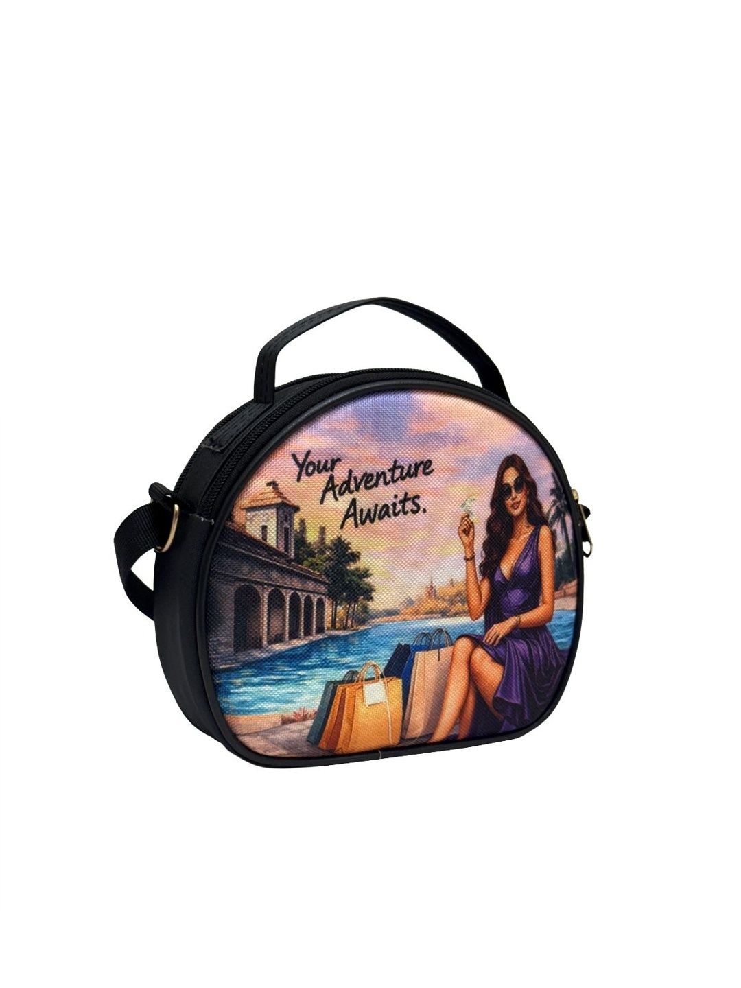 HERE&NOW Printed Sling Bag-picture-37